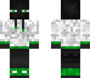 cool enderman green