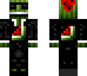 cool melon in suit