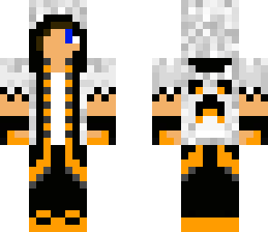 orange hoodie boy