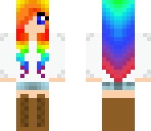 rainbow girl