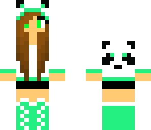neon panda girl