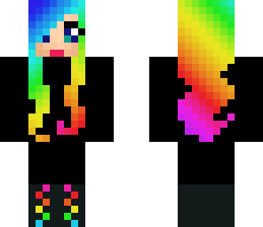 rainbow ninja girl
