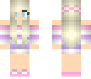 kawaii pastel girl - stripe collection