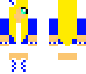 blue girl