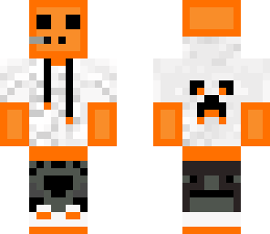 slime naranja y blanco cool