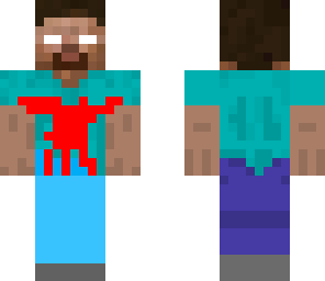 herobrine with blood