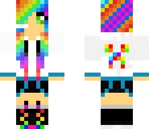 rainbow creeper with headset