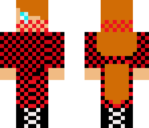 checkerd girl