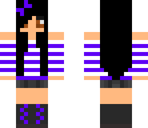 edited cute purple girl
