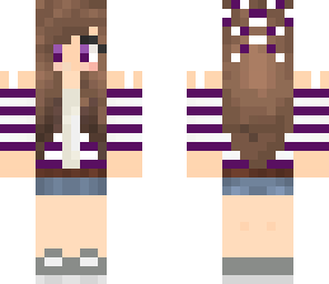 purple girly girl