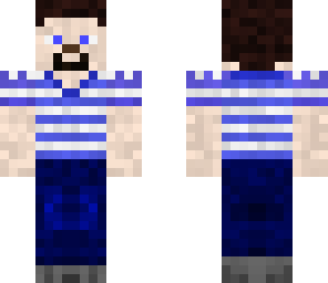 rogantu - blue and white stripes