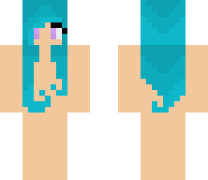 cyan hair skin base