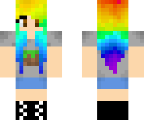 rainbow girl