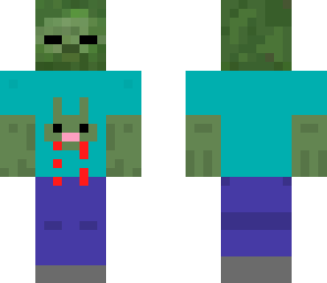 zombie with bleeding bunny