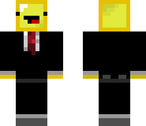derpy gold man in a suit