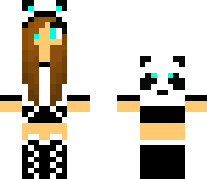 edited cute panda girl