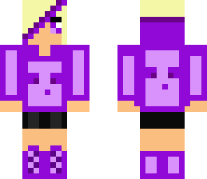 purple slime girl