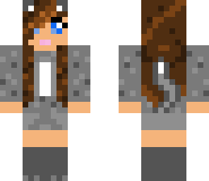 gray cat girl