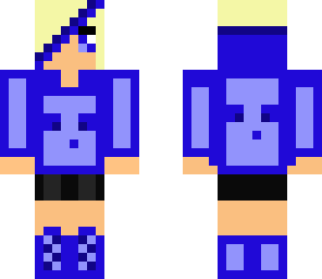 blue slime girl