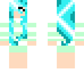 blue hair teen