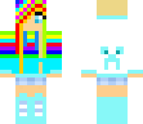 rainbow girl