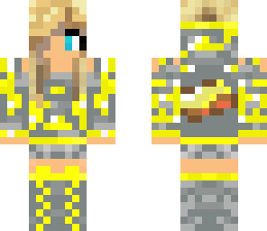 cool girl with enhanced gold icon