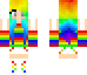 rainbow girl