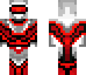 red warrior robot