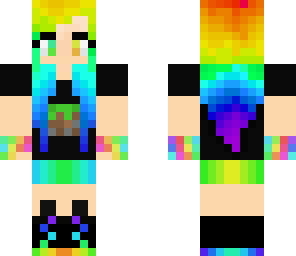 rainbow girl