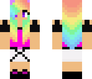 i have rainbow hair omg