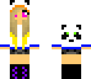 rainbow panda girl