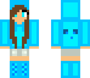 blue slime girl