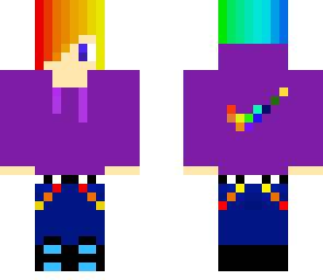 rainbow blits purple