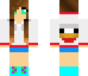 hoodie girl chicken