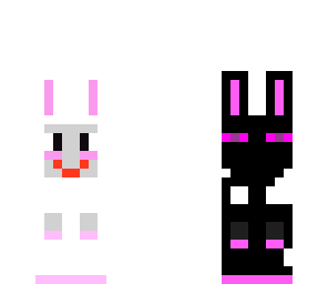 weird wonders ender bunny and cute bunny