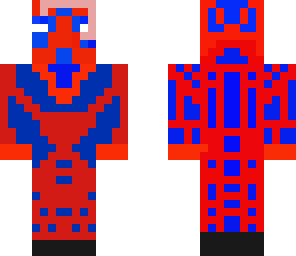 red and blue ninja