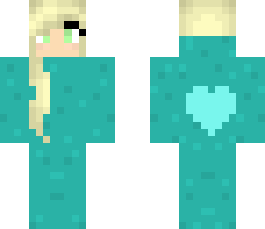 a kind of greeny blue onesie girl