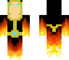 flaming wizard