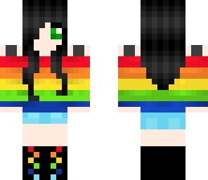 rainbow girl