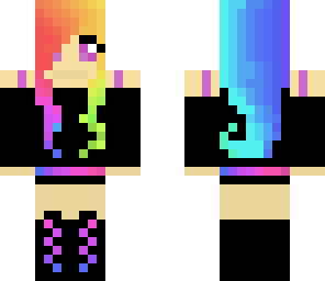 rainbow girl