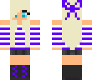 cute purple girl