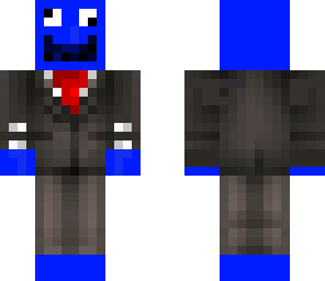 cookie monster with suit
