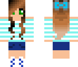 blue girl