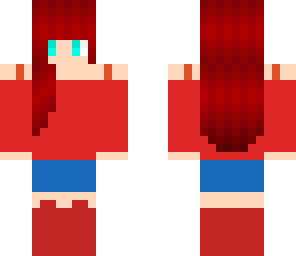 cute red girl