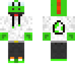 improved yoshi in a hoody