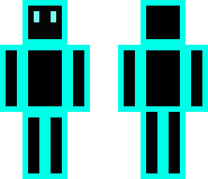 water green neon men