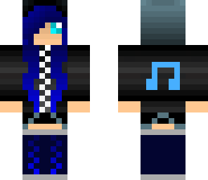 blue hoodie