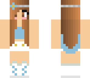 pretty blue girl