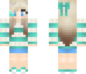 cute blue girl
