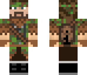 woodland camo hunter